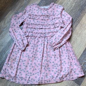 Mayoral girls dress with black bows size 6